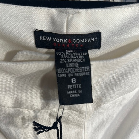 Elegant Creamy White Dress Trousers Old Money Classic Chic Trending Capsule - Picture 7 of 10